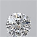 0.40 Carats, Round with Excellent Cut, G Color, SI1 Clarity and Certified by GIA