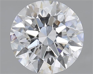 Picture of 2.01 Carats, Round with Excellent Cut, D Color, SI1 Clarity and Certified by GIA