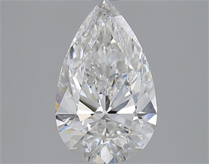 Picture of 2.51 Carats, Pear F Color, SI1 Clarity and Certified by GIA