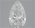 3.02 Carats, Pear G Color, SI2 Clarity and Certified by GIA