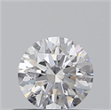 0.40 Carats, Round with Excellent Cut, E Color, SI2 Clarity and Certified by GIA