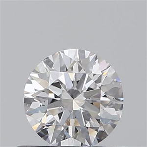 Picture of 0.40 Carats, Round with Excellent Cut, E Color, SI2 Clarity and Certified by GIA