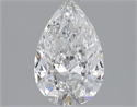 1.50 Carats, Pear E Color, SI2 Clarity and Certified by GIA