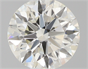 0.40 Carats, Round with Excellent Cut, J Color, IF Clarity and Certified by GIA