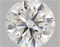 0.40 Carats, Round with Very Good Cut, H Color, SI1 Clarity and Certified by GIA