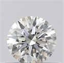 0.40 Carats, Round with Excellent Cut, G Color, VVS2 Clarity and Certified by GIA