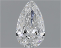 0.70 Carats, Pear E Color, VVS2 Clarity and Certified by GIA