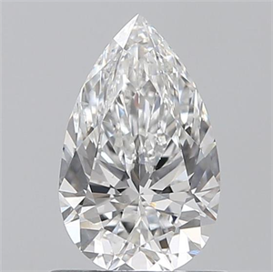 Picture of 0.70 Carats, Pear E Color, SI1 Clarity and Certified by GIA