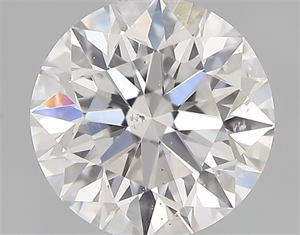 Picture of 0.42 Carats, Round with Excellent Cut, E Color, SI2 Clarity and Certified by GIA