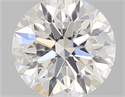 0.42 Carats, Round with Excellent Cut, E Color, VS1 Clarity and Certified by GIA