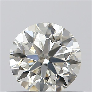 Picture of 0.42 Carats, Round with Excellent Cut, K Color, SI2 Clarity and Certified by GIA