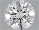 3.01 Carats, Round with Excellent Cut, G Color, VVS2 Clarity and Certified by GIA