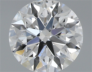 Picture of 0.41 Carats, Round with Excellent Cut, E Color, SI2 Clarity and Certified by GIA