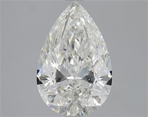 Picture of 3.01 Carats, Pear I Color, SI2 Clarity and Certified by GIA