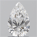 0.90 Carats, Pear D Color, VS1 Clarity and Certified by GIA