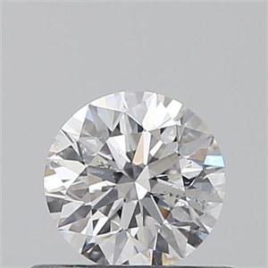 Picture of 0.40 Carats, Round with Excellent Cut, D Color, SI2 Clarity and Certified by GIA