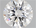 0.42 Carats, Round with Excellent Cut, E Color, SI1 Clarity and Certified by GIA