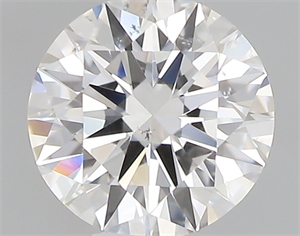 Picture of 0.42 Carats, Round with Excellent Cut, E Color, SI1 Clarity and Certified by GIA