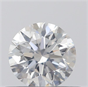 0.40 Carats, Round with Excellent Cut, E Color, SI2 Clarity and Certified by GIA