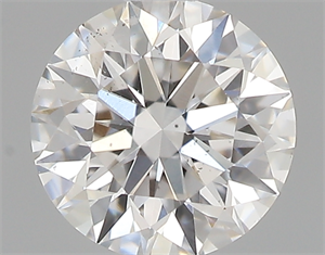 Picture of 0.41 Carats, Round with Excellent Cut, G Color, SI1 Clarity and Certified by GIA