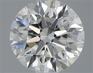 Picture of 0.42 Carats, Round with Excellent Cut, G Color, VVS2 Clarity and Certified by GIA