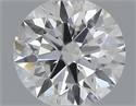 0.40 Carats, Round with Excellent Cut, D Color, VS1 Clarity and Certified by GIA