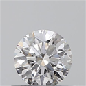 0.40 Carats, Round with Excellent Cut, E Color, SI1 Clarity and Certified by GIA