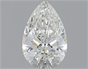 0.91 Carats, Pear H Color, VS1 Clarity and Certified by GIA