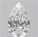 0.83 Carats, Pear D Color, VS1 Clarity and Certified by GIA