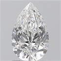 0.90 Carats, Pear E Color, SI2 Clarity and Certified by GIA