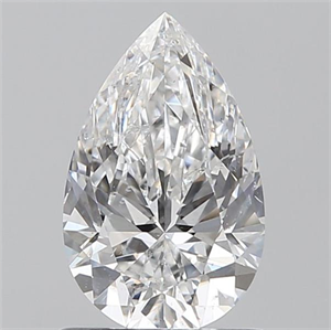 Picture of 0.90 Carats, Pear E Color, SI2 Clarity and Certified by GIA