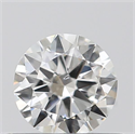 0.40 Carats, Round with Very Good Cut, G Color, SI2 Clarity and Certified by GIA