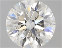 0.42 Carats, Round with Excellent Cut, I Color, VVS1 Clarity and Certified by GIA