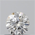 0.40 Carats, Round with Excellent Cut, G Color, VS2 Clarity and Certified by GIA