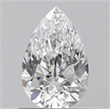 0.60 Carats, Pear D Color, VS1 Clarity and Certified by GIA