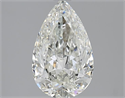 2.01 Carats, Pear J Color, SI2 Clarity and Certified by GIA