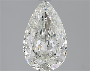 Picture of 2.01 Carats, Pear J Color, SI2 Clarity and Certified by GIA