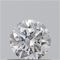 0.41 Carats, Round with Excellent Cut, D Color, SI2 Clarity and Certified by GIA