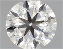 0.40 Carats, Round with Very Good Cut, H Color, VVS1 Clarity and Certified by GIA