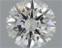 0.45 Carats, Round with Excellent Cut, J Color, VVS1 Clarity and Certified by GIA