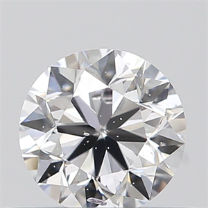 Picture of 0.40 Carats, Round with Very Good Cut, D Color, SI2 Clarity and Certified by GIA