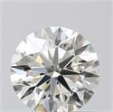 0.43 Carats, Round with Excellent Cut, K Color, VVS1 Clarity and Certified by GIA