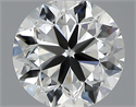 0.41 Carats, Round with Very Good Cut, I Color, VVS1 Clarity and Certified by GIA