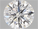 0.42 Carats, Round with Excellent Cut, D Color, SI1 Clarity and Certified by GIA