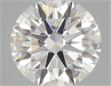 0.42 Carats, Round with Excellent Cut, F Color, VS1 Clarity and Certified by GIA