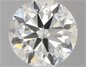 0.40 Carats, Round with Very Good Cut, H Color, VVS1 Clarity and Certified by GIA