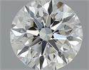 0.44 Carats, Round with Excellent Cut, J Color, VVS1 Clarity and Certified by GIA