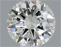 0.40 Carats, Round with Very Good Cut, J Color, VVS1 Clarity and Certified by GIA