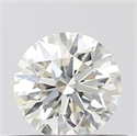 0.41 Carats, Round with Excellent Cut, J Color, SI2 Clarity and Certified by GIA