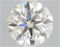 0.43 Carats, Round with Excellent Cut, K Color, VVS2 Clarity and Certified by GIA